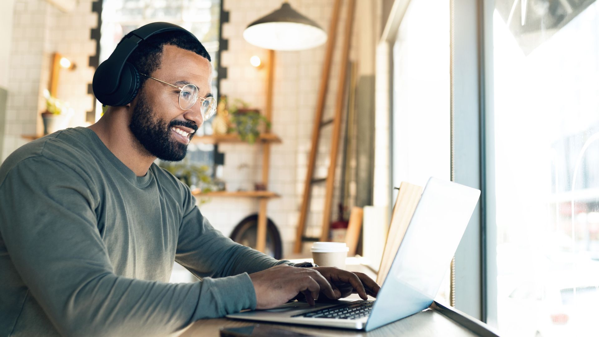 image of man at a computer